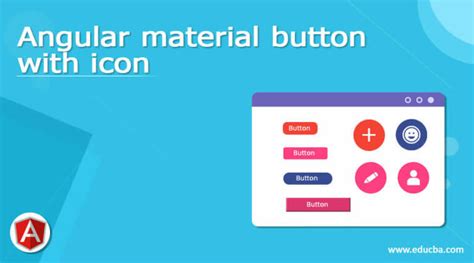 Angular material button with icon | How to create a button with the icon?