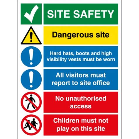 Construction Site Safety Signs - from Key Signs UK