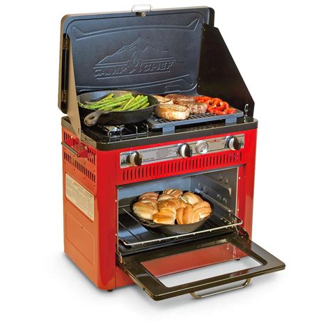 Camp Chef® Outdoor Camp Oven with Grill - 235324, Stoves at Sportsman's ...