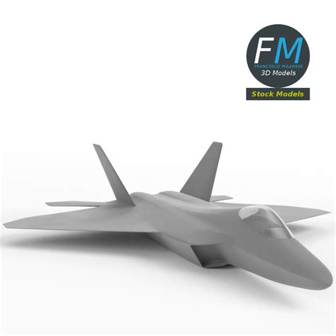 F 22 raptor 3d model - junkiemaha