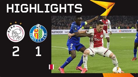 Highlights Ajax - Getafe | UEFA Europa League - YouTube