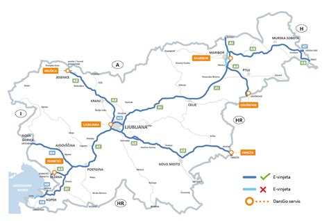 Alle Mautstrecken Slowenien mit Karte! | i-Vignette