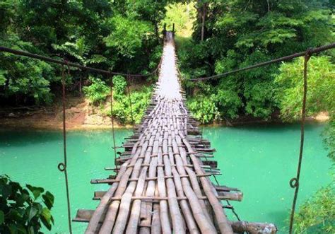 Dangerous roads and bridges: Siju Hanging Bridge,India