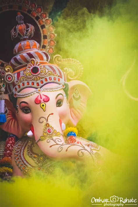 Pin by Halla on Ganeshotsav 2018 | Ganesh wallpaper, Happy ganesh ...