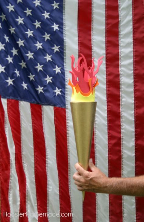 How to make an Olympic Torch - Hoosier Homemade