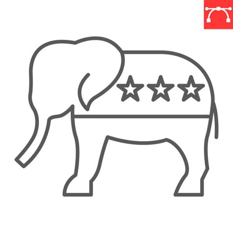 130+ Gop Elephant Logo Stock Illustrations, Royalty-Free Vector ...