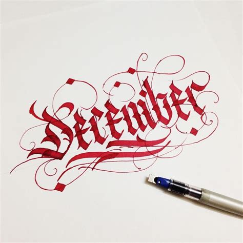 “Hello December … | Hand lettering, Calligraphy words, Calligraphy art