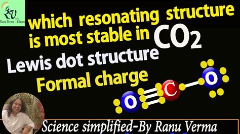 Resonance Structures , Lewis dot structures and formal charge of CO2 (Carbon dioxide) - YouTube