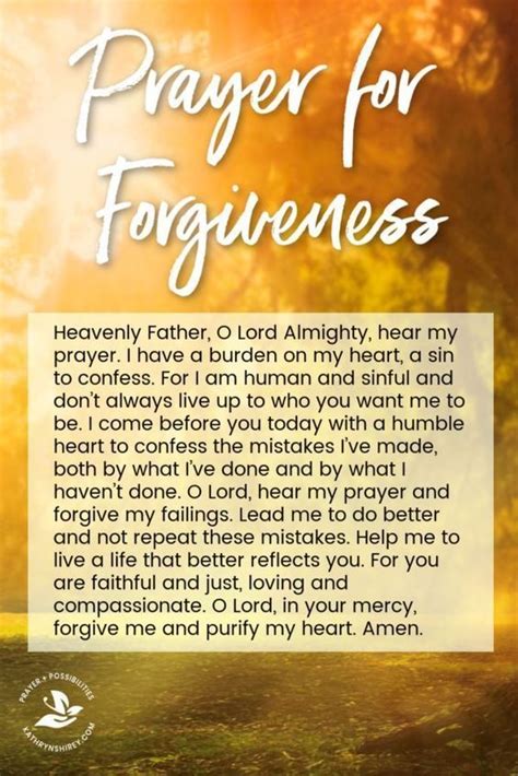 Pinterest | Prayer for forgiveness, Sinners prayer, Prayers for healing