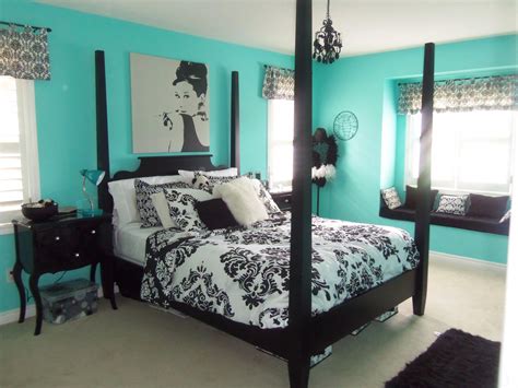 elegant teal and black bedrooms | Furniture, Elegant Girls Bedroom Decorating Ideas With Black ...