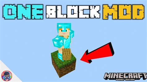 How To Download One Block Mod For Minecraft pe - YouTube