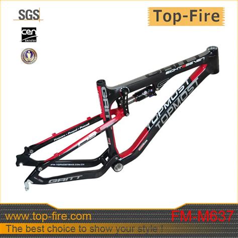 26 inch full suspension carbon MTB frame, 26er all mountain bike ...