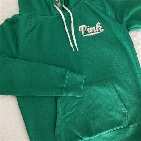 Pink Boutique Women's Green Hoodie | Depop