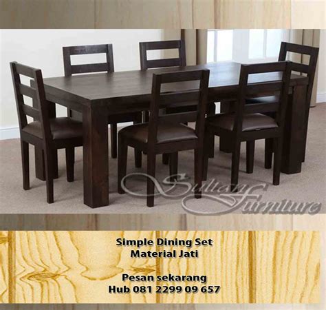 Jual furniture jati jepara, supplier mebel kursi meja makan jati minimalis jepara, indonesia ...