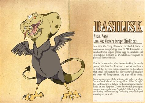 MYTHOLOGY SET - Basilisk by Dezfezable on DeviantArt