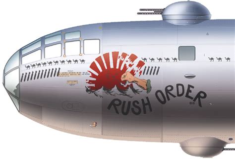 b29 noseart "rush order" | Nose art, Wwii airplane, Wwii fighters