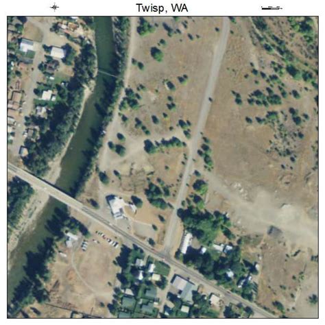 Aerial Photography Map of Twisp, WA Washington