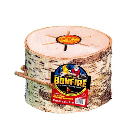 Light 'n Go Bonfire Jumbo Log 506460 - The Home Depot