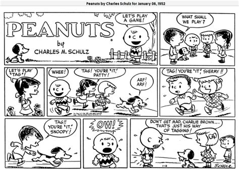 First and Last – Peanuts The Daily Cartoonist