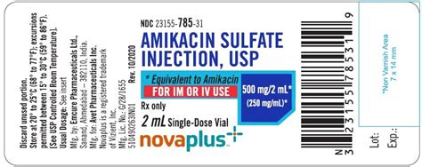 Amikacin - FDA prescribing information, side effects and uses