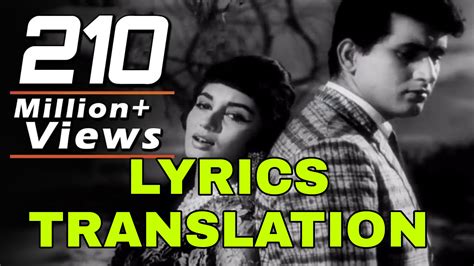 Lag Ja Gale Lyrics in English | With Translation | Wit - Lata ...