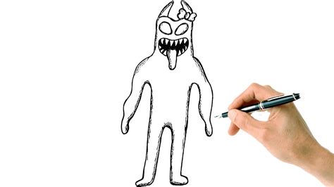 How to draw Evil Banbaneela from Garten of Banban 3 - YouTube