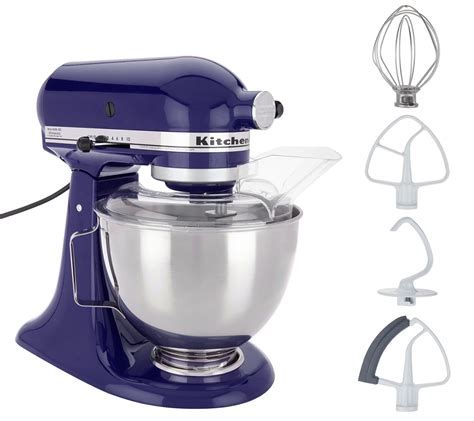 (QVC) QVC2: KitchenAid 4.5-qt 300W Tilt Head Stand Mixer w/ Flex Edge ...