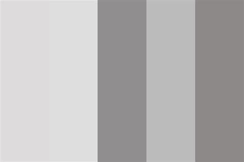 5 shades of grey Color Palette