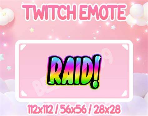 Twitch Emote RAID - Etsy