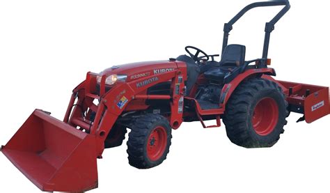 Box Blade Rental 33hp Kubota B3300SU Tractor with Loader and Box Blade