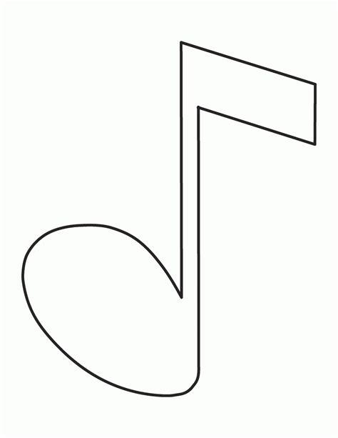 Musical Notes Coloring Pages - Coloring Home