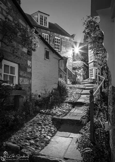 Robin Hood's Bay Cottages At Night - The North Yorkshire Gallery