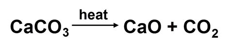 Thermal Decomposition of Calcium Carbonate - worksheet from EdPlace