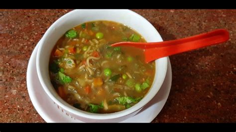 Vegetable Maggie Soup Recipe.!! Veg Maggie Soup Simple and Delicious ...