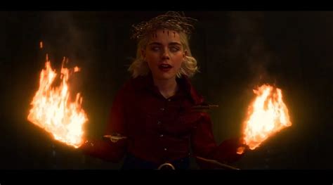 Fiery "Chilling Adventures of Sabrina" Season 3 Poster Drags Sabrina ...