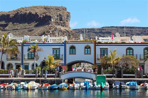 Gran Canaria, puerto de Mogan, town