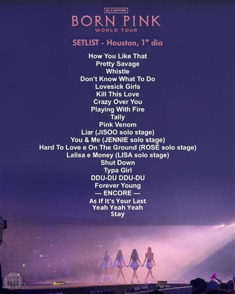 Blackpink 2024 Tour Setlist - Rikki Christan