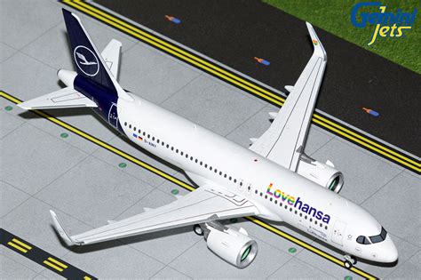 Gemini200 G2DLH1198 Lufthansa Airbus A320neo "Lovehansa" D-AINY ...