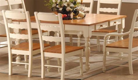 Homelegance Sedgefield Dining Table with Drawers in White 751W at Homelement.com