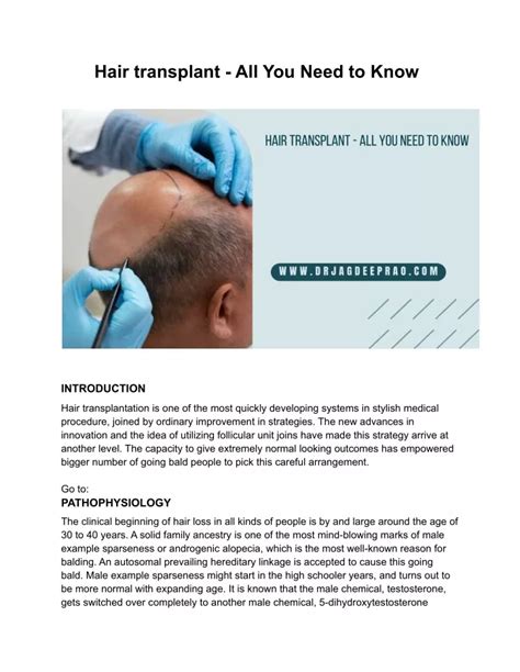 PPT - Hair transplant - All You Need to Know PowerPoint Presentation ...