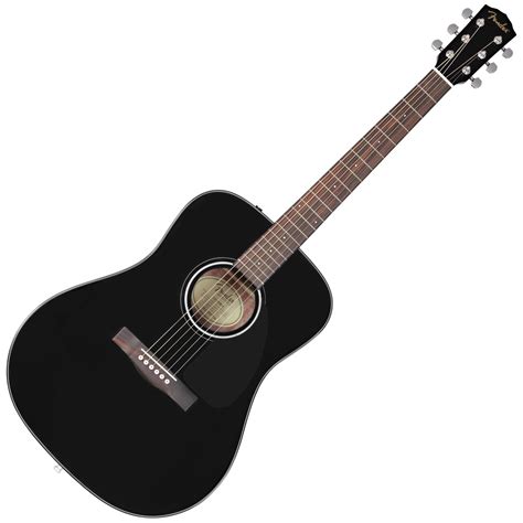 Fender CD-60 Acoustic Guitar, Black - B-Stock at Gear4music