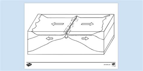 FREE! - Divergent Plate Boundary Colouring | Colouring Sheets