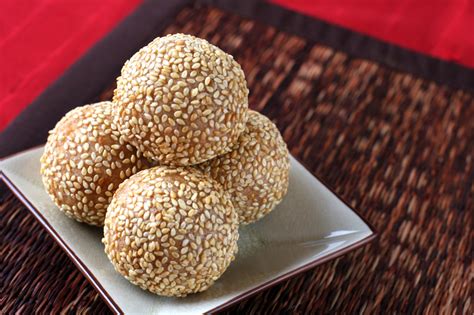 Chinese New Year: Sesame Seed Balls - Dessert First