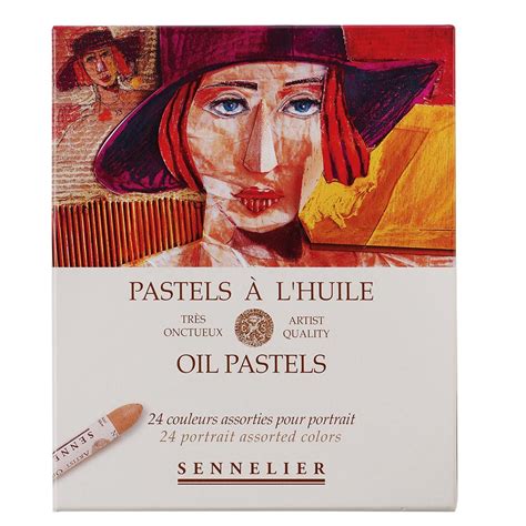 Sennelier Oil Pastels Portrait Assorted Colours - 24 Set