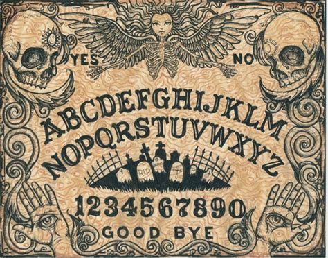 Ouija board archival print