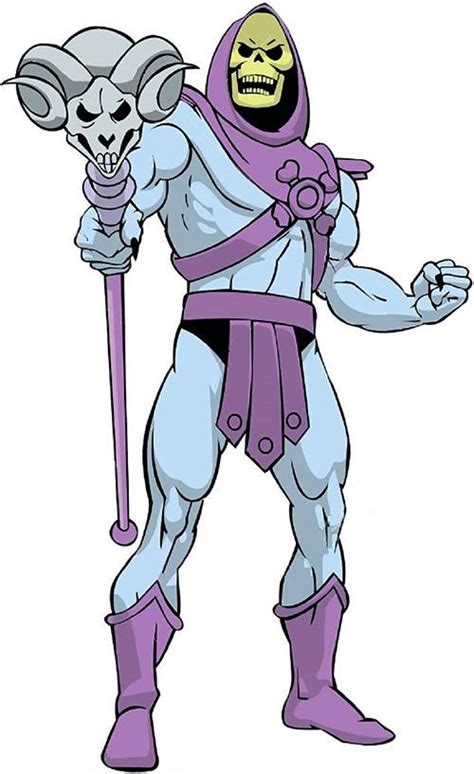 an image of a cartoon character with a horned head and purple outfit ...