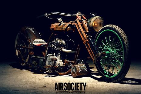 HD wallpaper: Rat Style, Motorcycle, Old Car, Chopper | Wallpaper Flare