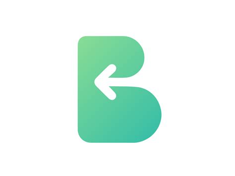 Letter B - Back Negative Space Logo by Cirquare on Dribbble