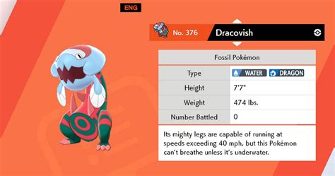 Pokémon Sword & Shield: Where To Find Dracovish (And Why Competitive ...