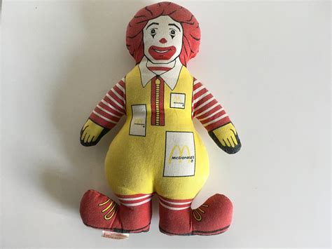 Vintage Ronald Mcdonald Stuffed Doll 1991 - Etsy